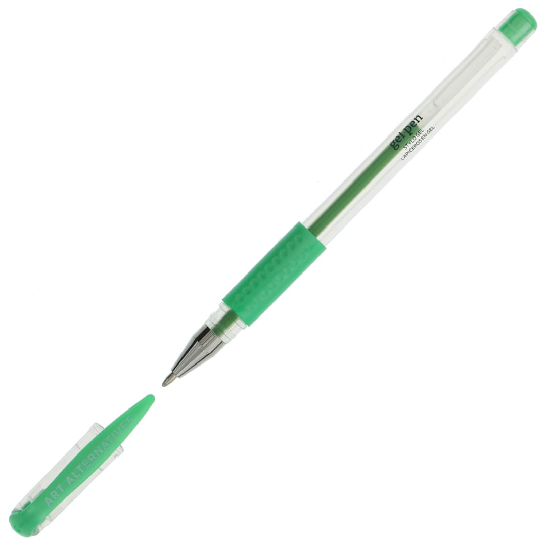 Open in modal - Gel Pen Metallic Yellow-Green