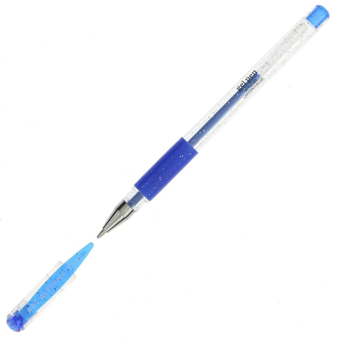 Open in modal - Gel Pen Glitter Blue