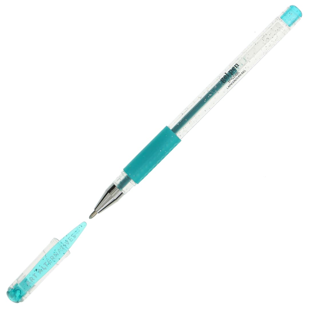 Open in modal - Gel Pen Glitter T Blue