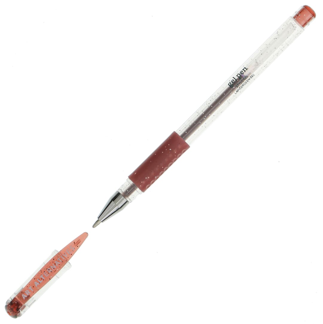 Open in modal - Gel Pen Glitter Bordeaux