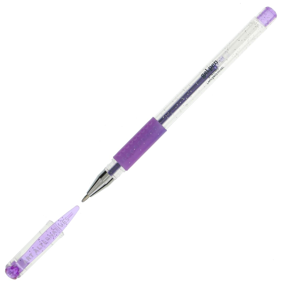 Open in modal - Gel Pen Glitter P Violet