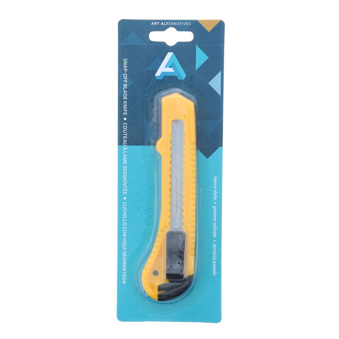 Open in modal - Locking Snap-Off Blade Knives Locking Snap Off Heavy Duty Blade Knife - Peggable