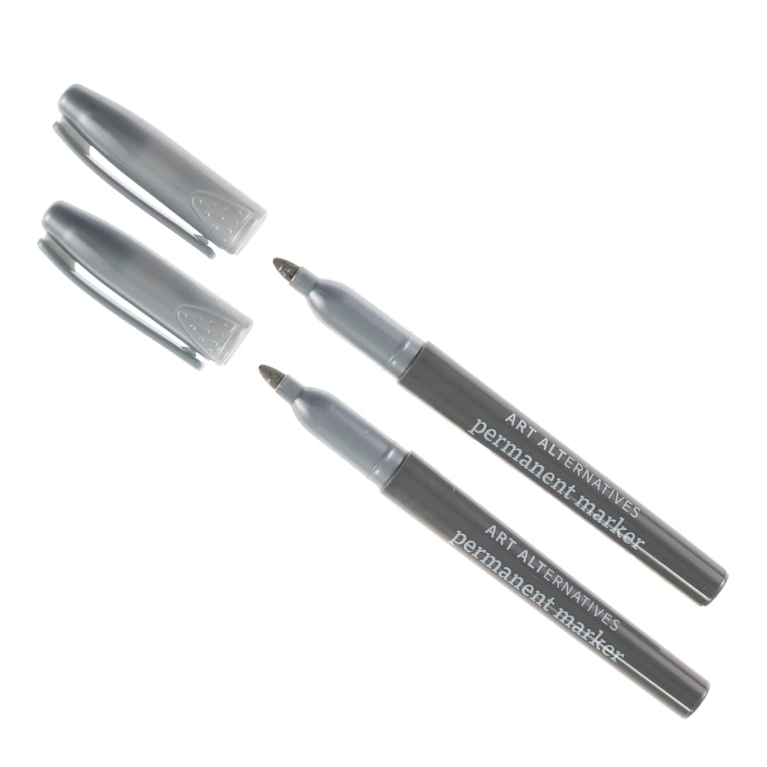 Open in modal - Permanent Marker Set Silver - Fine Tip, 2/Pkg.