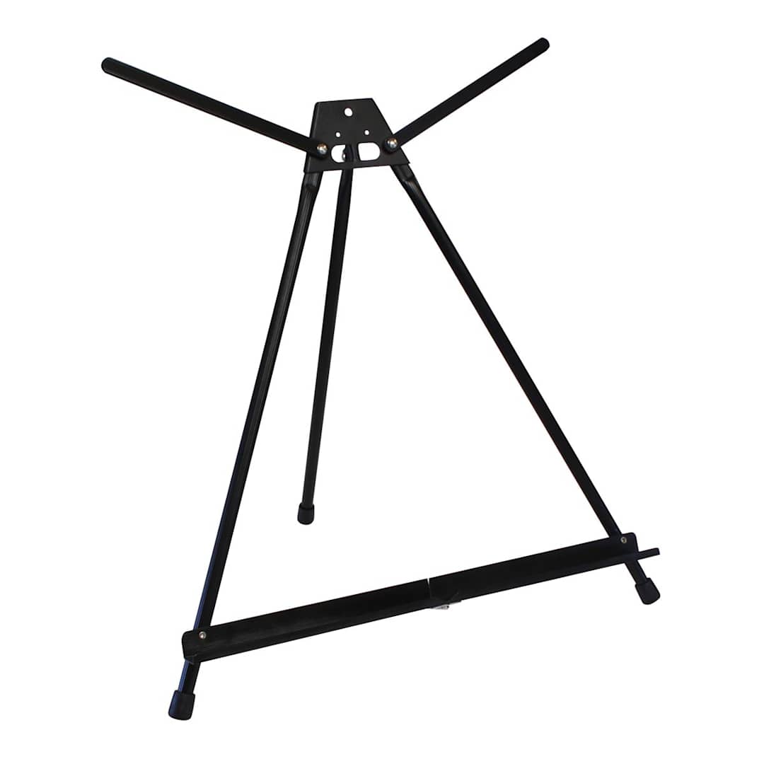 Open in modal - Mariposa Aluminum Table Easel Black Metal Tripod