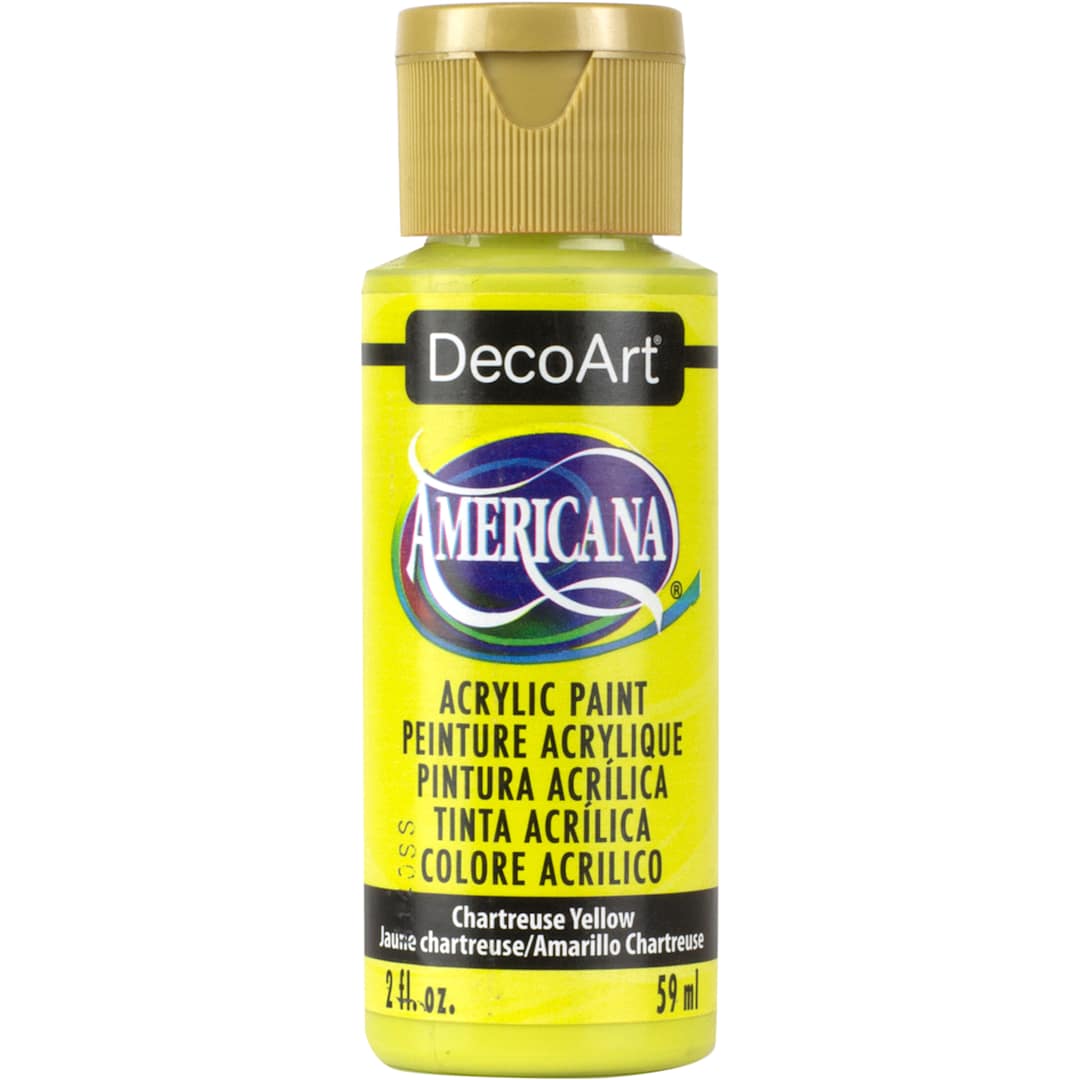 Open in modal - Americana Acrylic Colors Chartreuse Yellow
