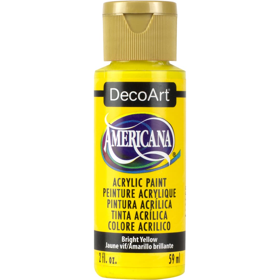 Open in modal - Americana Acrylic Colors Bright Yellow