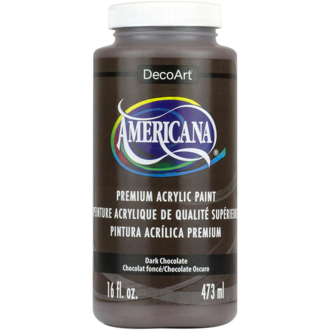 Open in modal - Americana Acrylic Colors Dark Chocolate