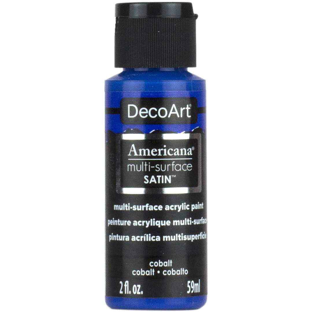 Open in modal - Americana Multi-Surface Satin Acrylics Cobalt