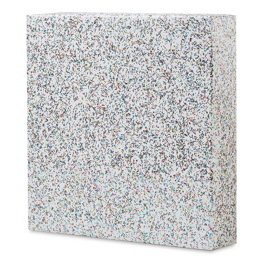 Open in modal - The Gift Wrap Company Wrapping Paper - Glitter Gang, 30" x 8 ft, Roll (Sample wrapped package, Angled view)