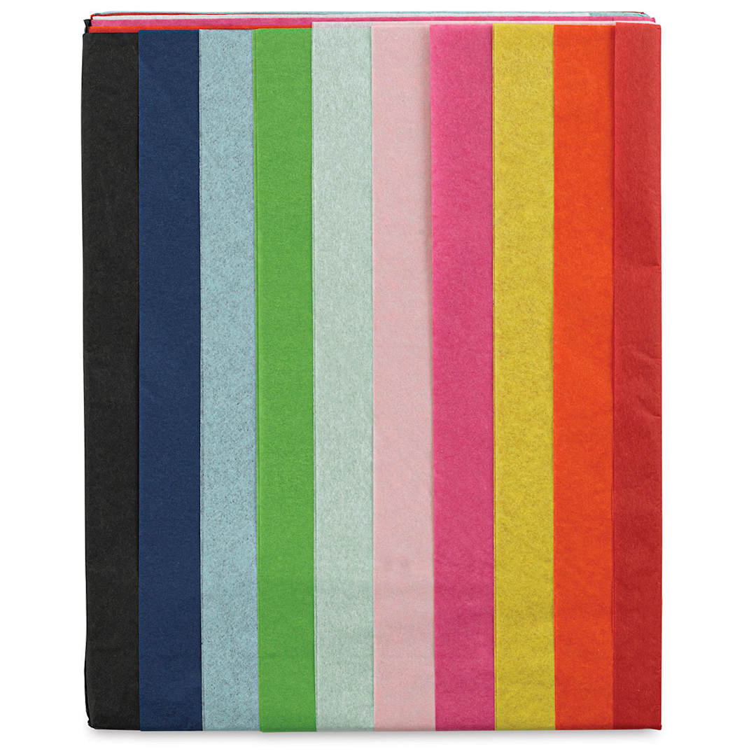 Open in modal - The Gift Wrap Company Tissue Paper, Solid Melange (out of packaging)