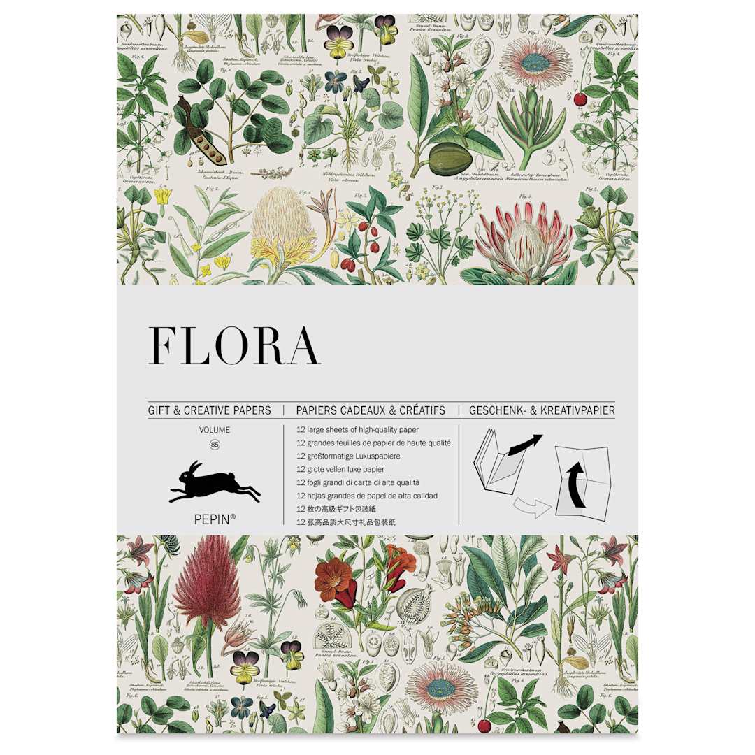 Open in modal - Pepin Press Creative Paper Book - Flora, front of packaging