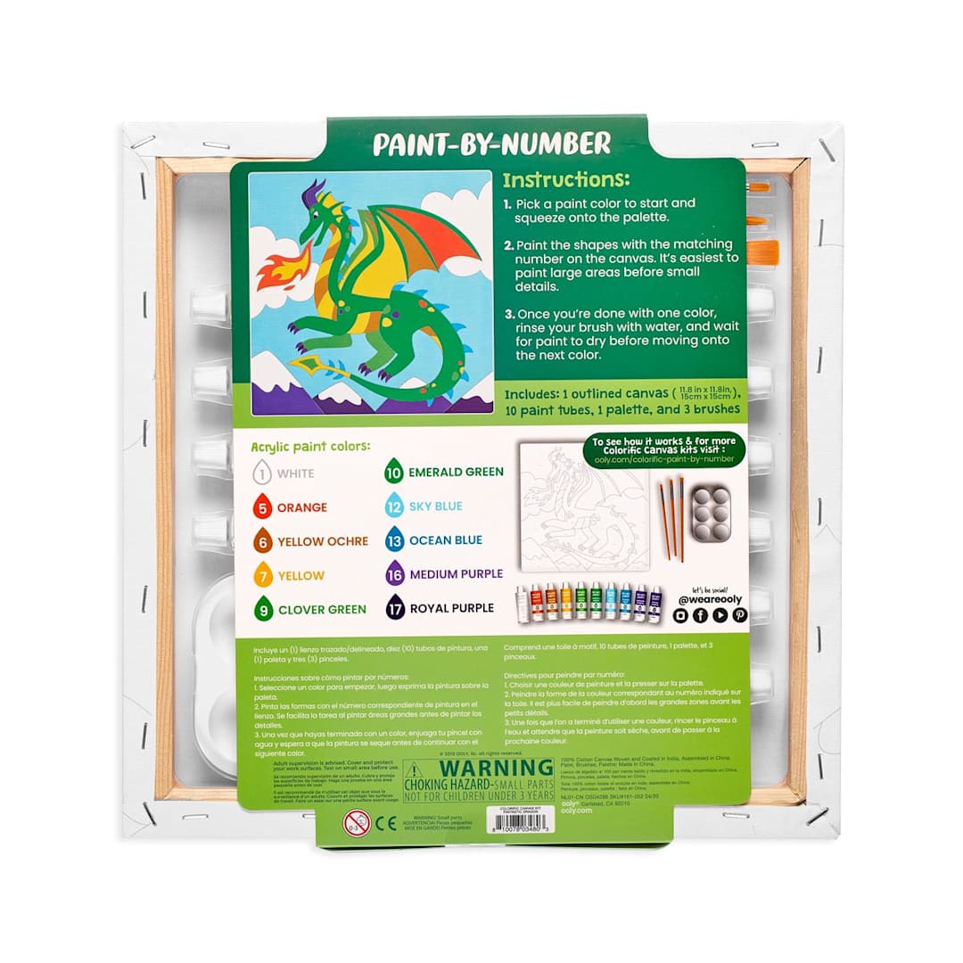 Open in modal - Paint by Number Kits Fantastic Dragon