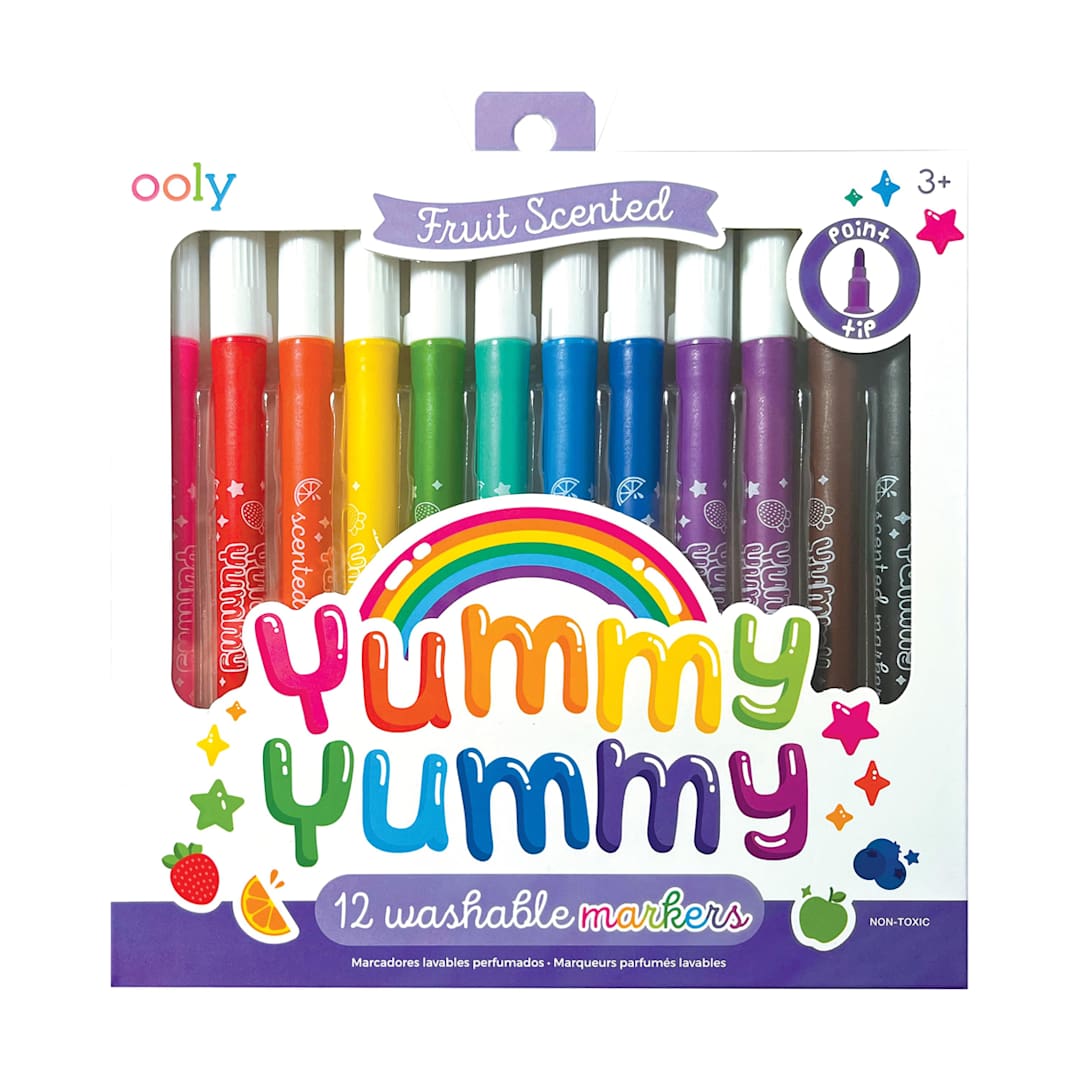 Open in modal - Yummy Yummy Scented Markers 12-Marker Set