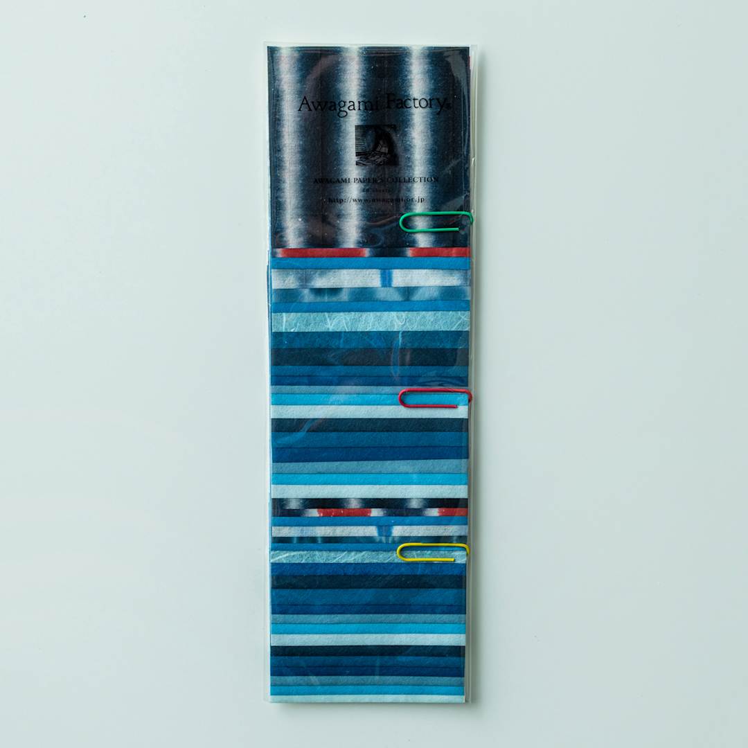 Open in modal - Awagami Washi Collection, Blue