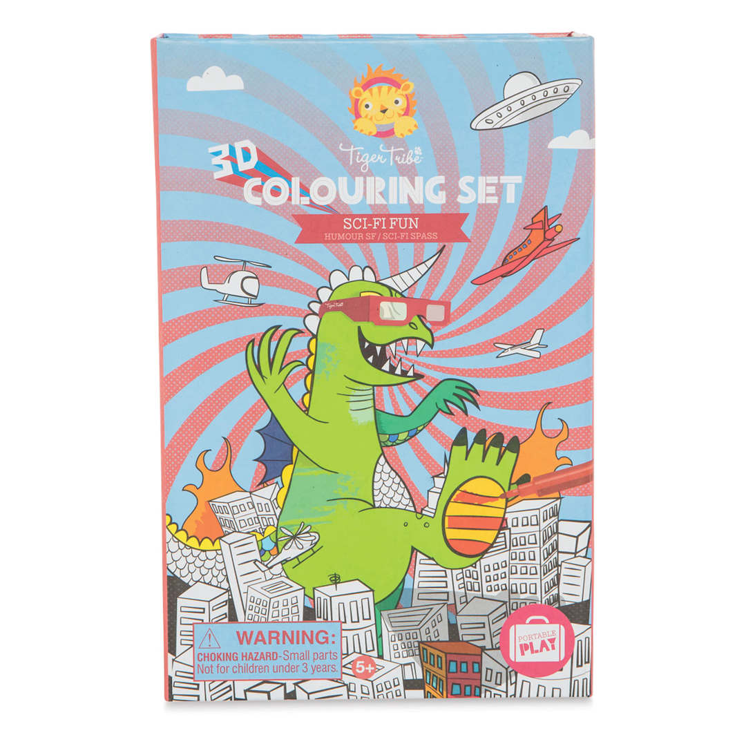 Open in modal - Tiger Tribe Sci-Fi Fun 3D Coloring Set (Packaging)