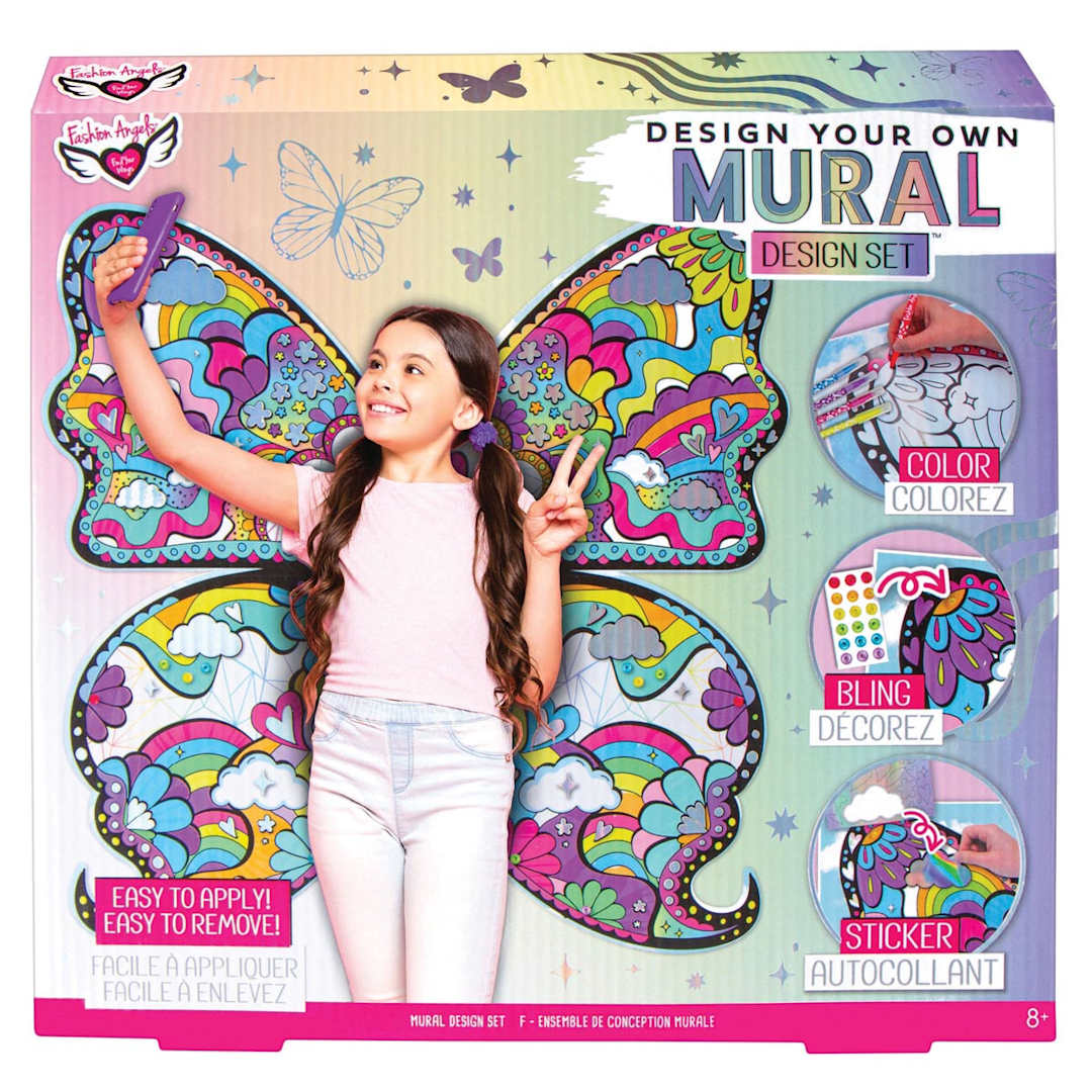 Open in modal - DIY Mural Design Set Butterfly Mural Design Set