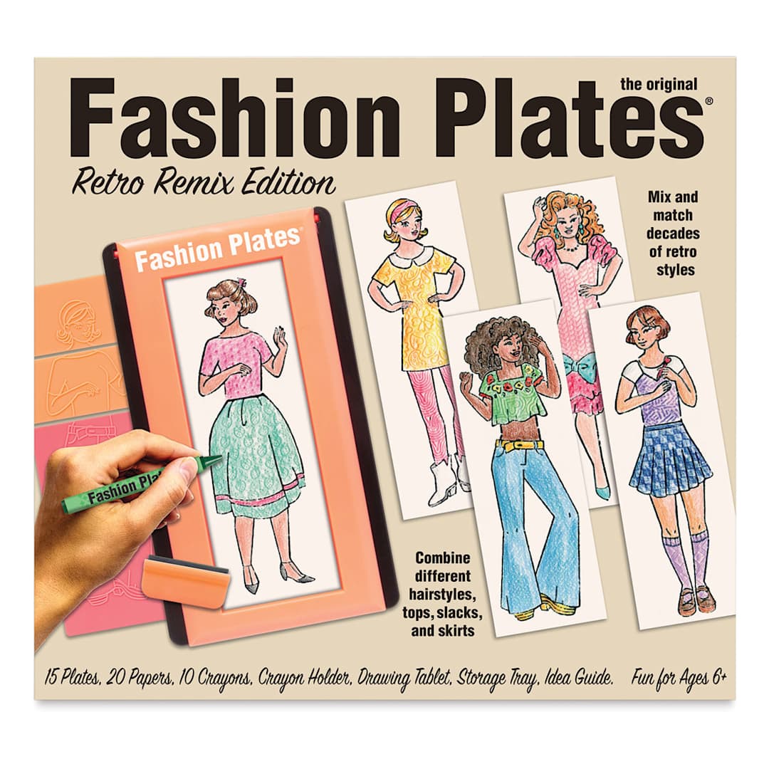 Open in modal - Fashion Plates Retro Remix Kit - Front of Package