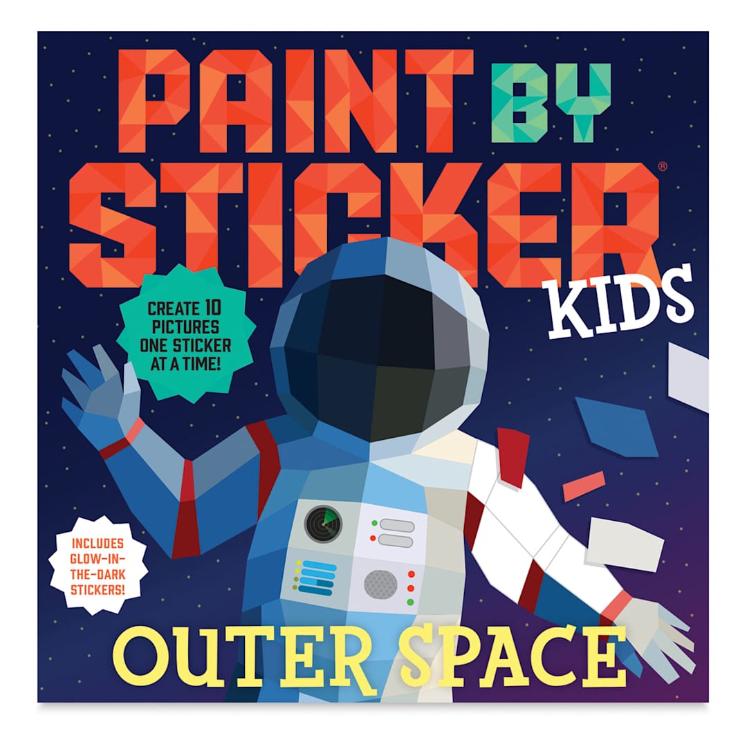Open in modal - Paint By Sticker Kids: Outer Space (book cover)