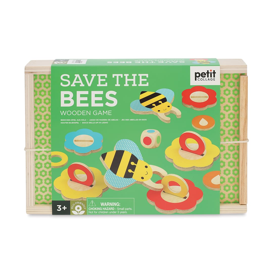 Open in modal - Petit Collage Save the Bees Wooden Game