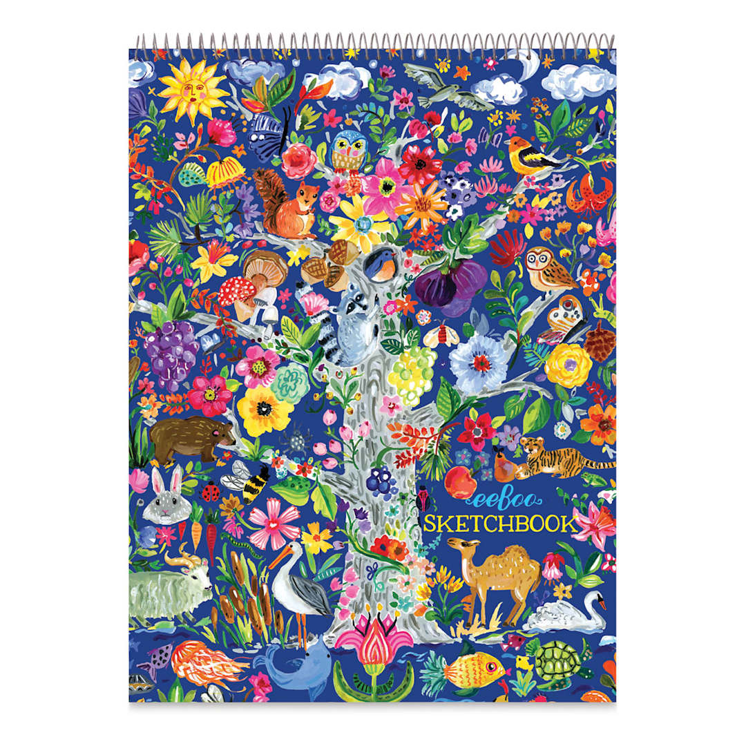 Open in modal - Eeboo Sketchbook - Front cover of Wire Bound Sketchbook
