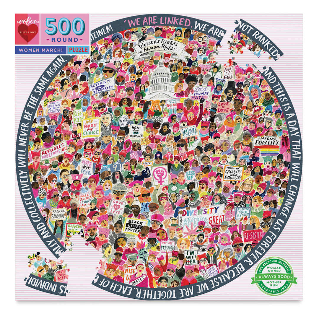 Open in modal - Women's March 500 Piece Puzzle Box