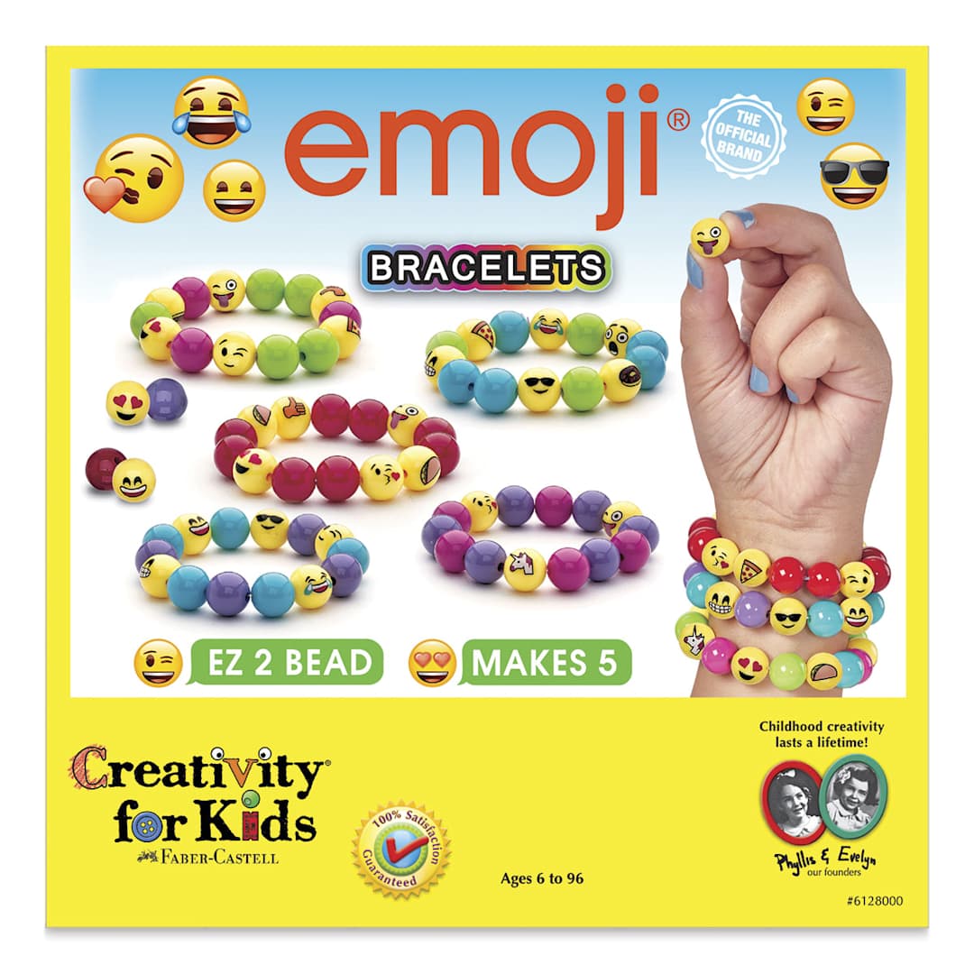 Open in modal - Faber-Castell Creativity for Kids Emoji Bracelet Kit packaging