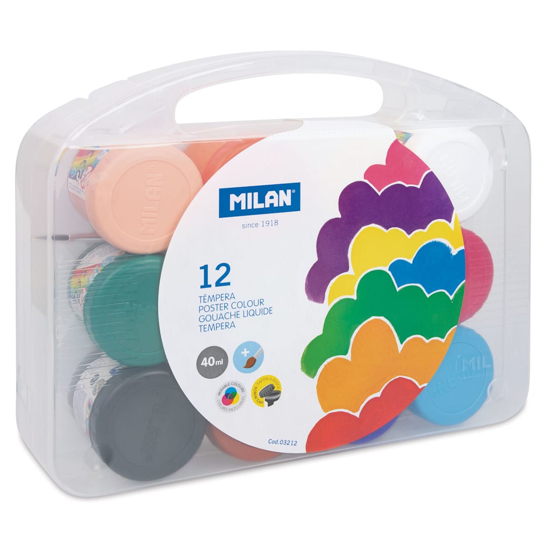 Open in modal - Milan Assorted Poster Paint Set, front of packaging