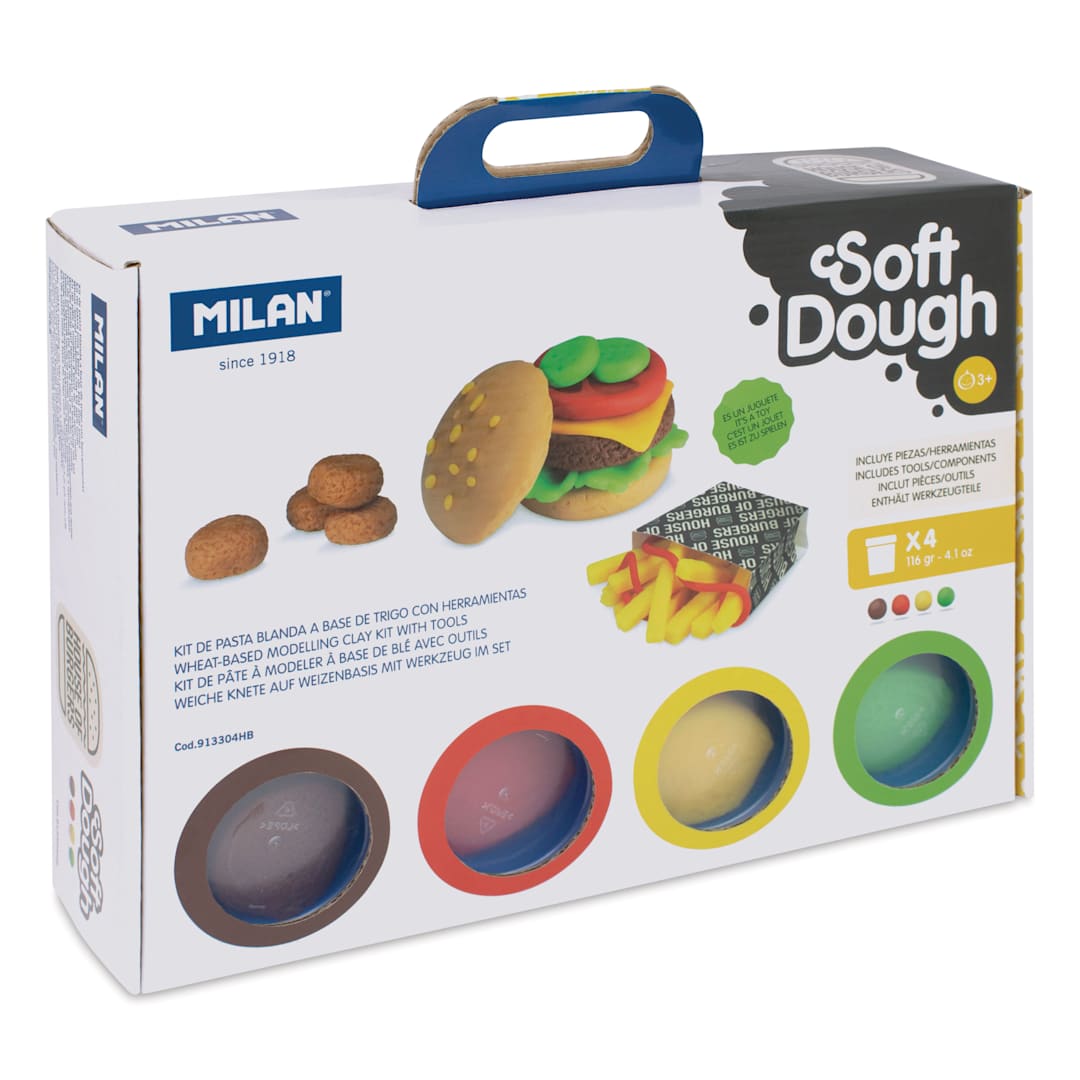 Open in modal - Milan Soft Dough with Tools Set - House of Burgers, front of packaging