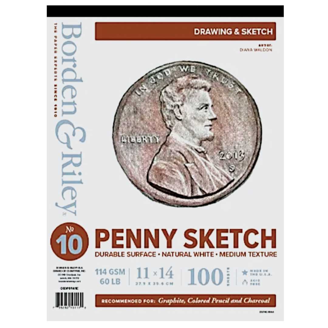 Open in modal - Borden & Riley Centennial Spiral Pad 11" x 14" 100 Sheets