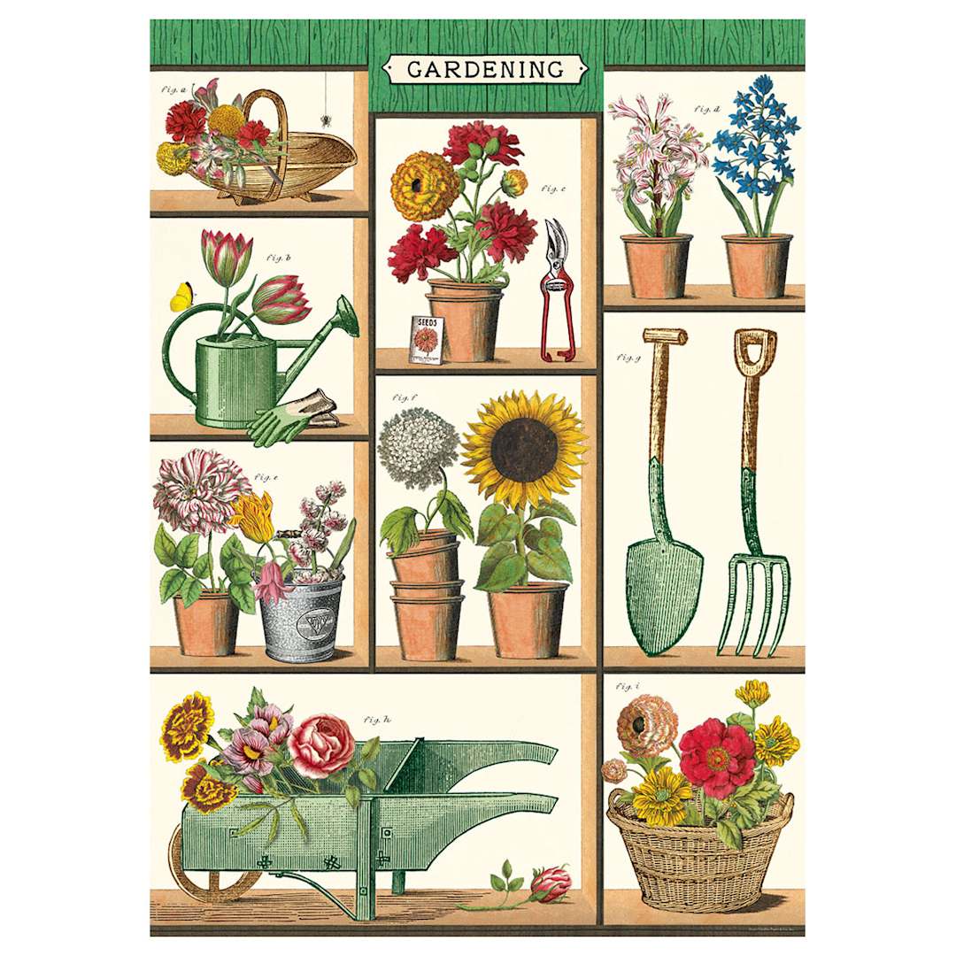 Open in modal - CAVALLINI DECOR PAPR GARDENING 20X28