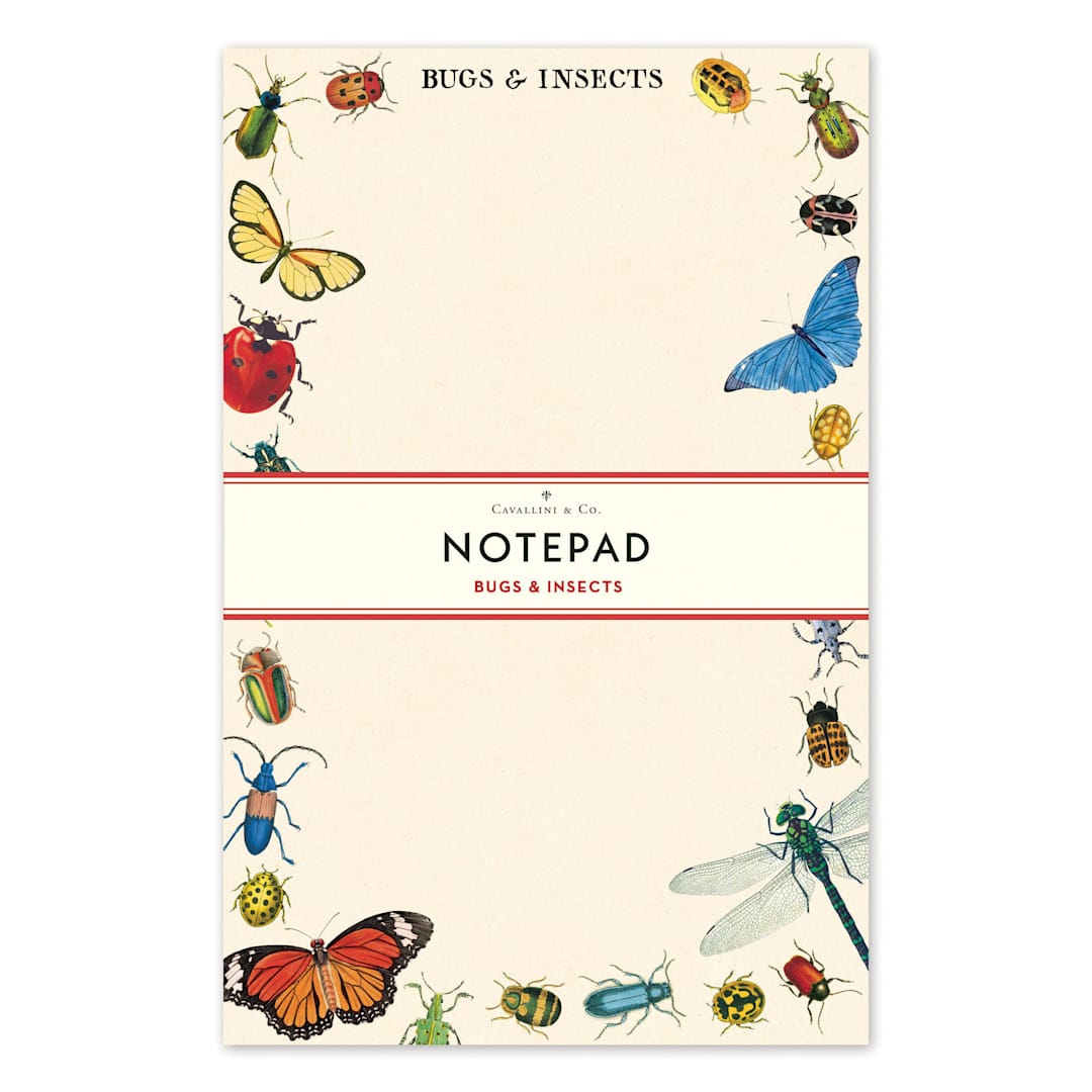 Open in modal - Cavallini Notepad Bugs & Insects