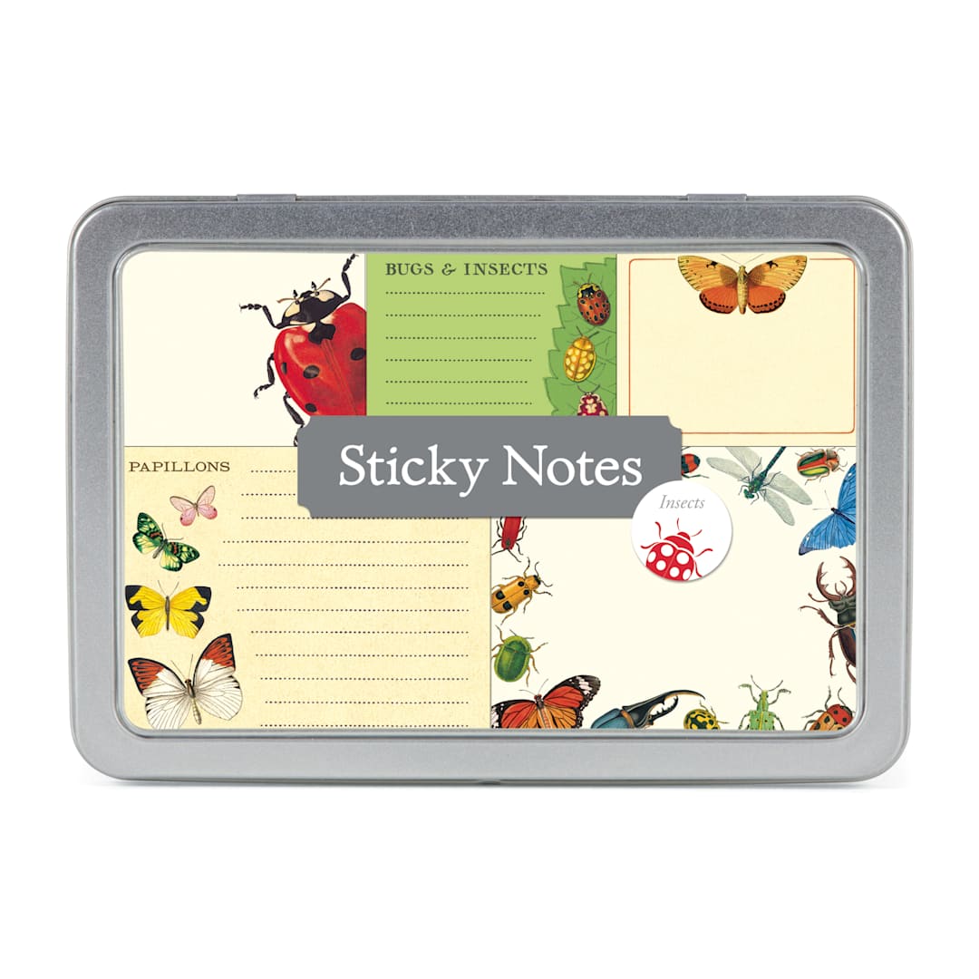 Open in modal - Cavallini Sticky Notes Bugs & Insects