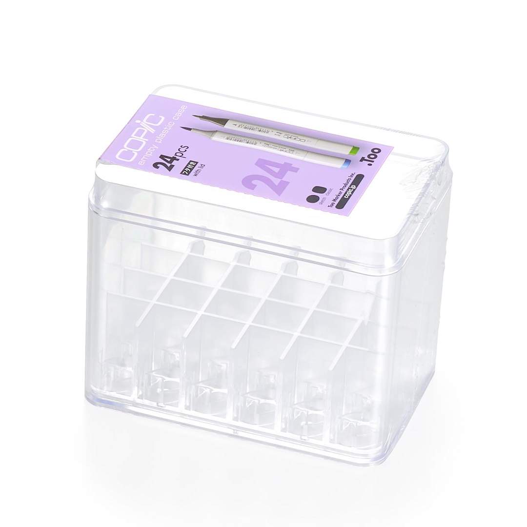 Open in modal - Copic Marker Empty Plastic Cases 24-Marker Case
