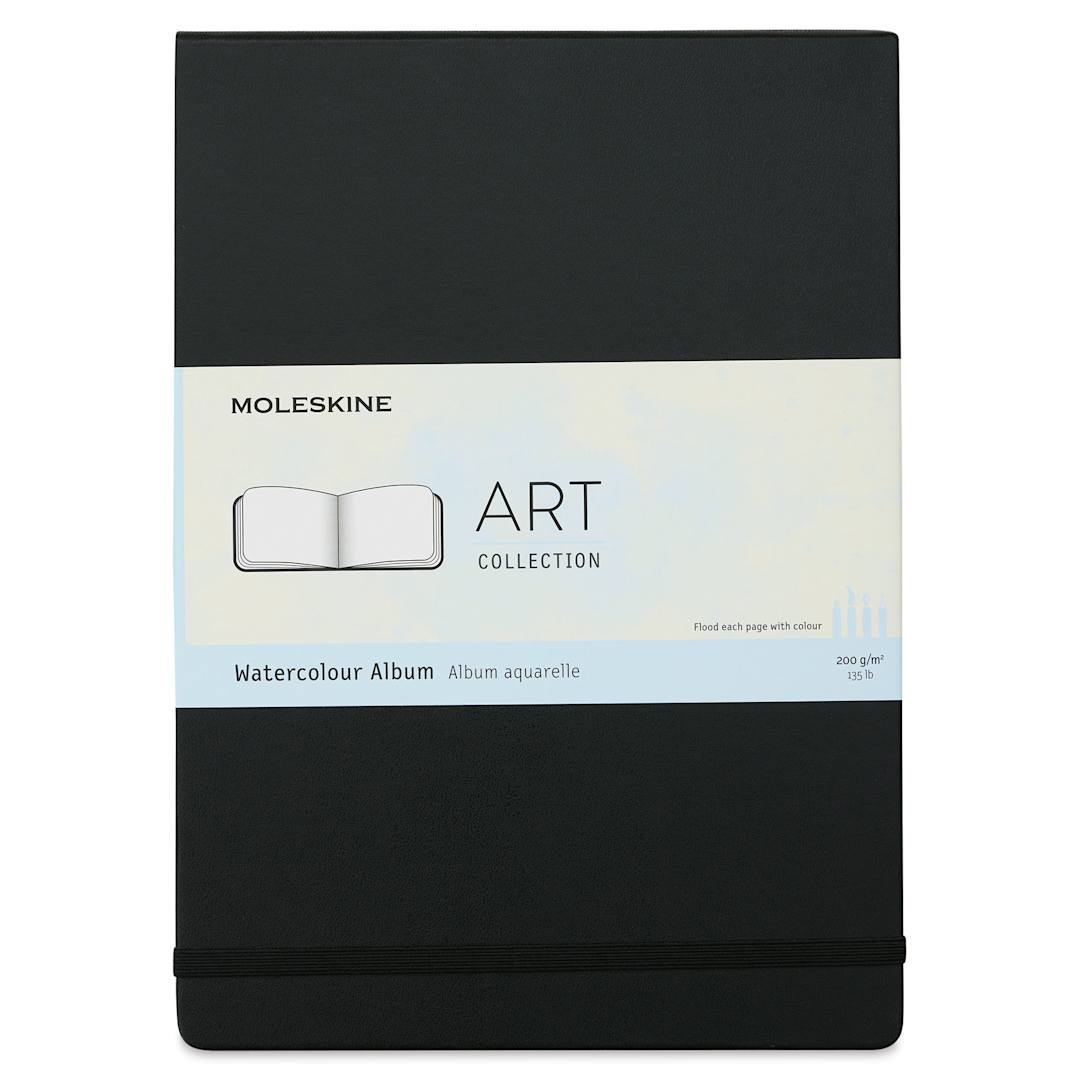 Open in modal - Moleskine Art Collection Watercolor Album - 8-1/4" x 11-3/4", 60 Pages (Front)