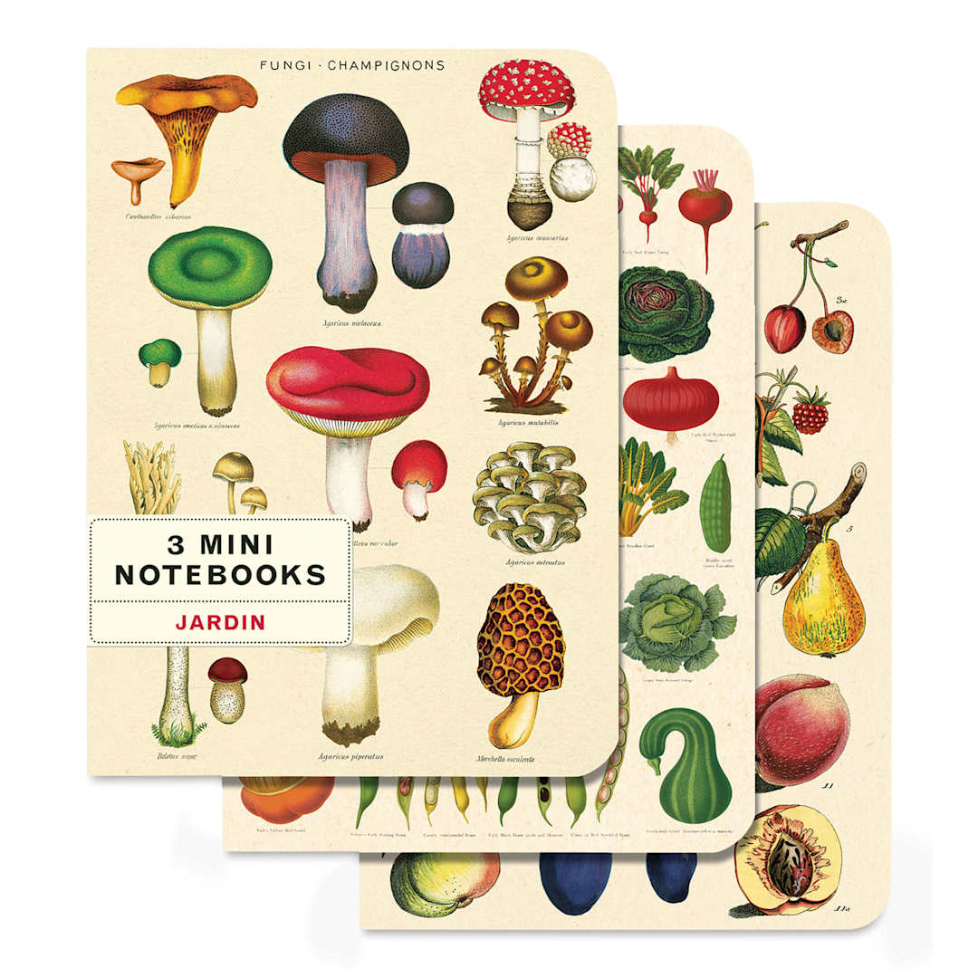 Open in modal - Cavallini Le Jardin Mini Notebooks, package of three