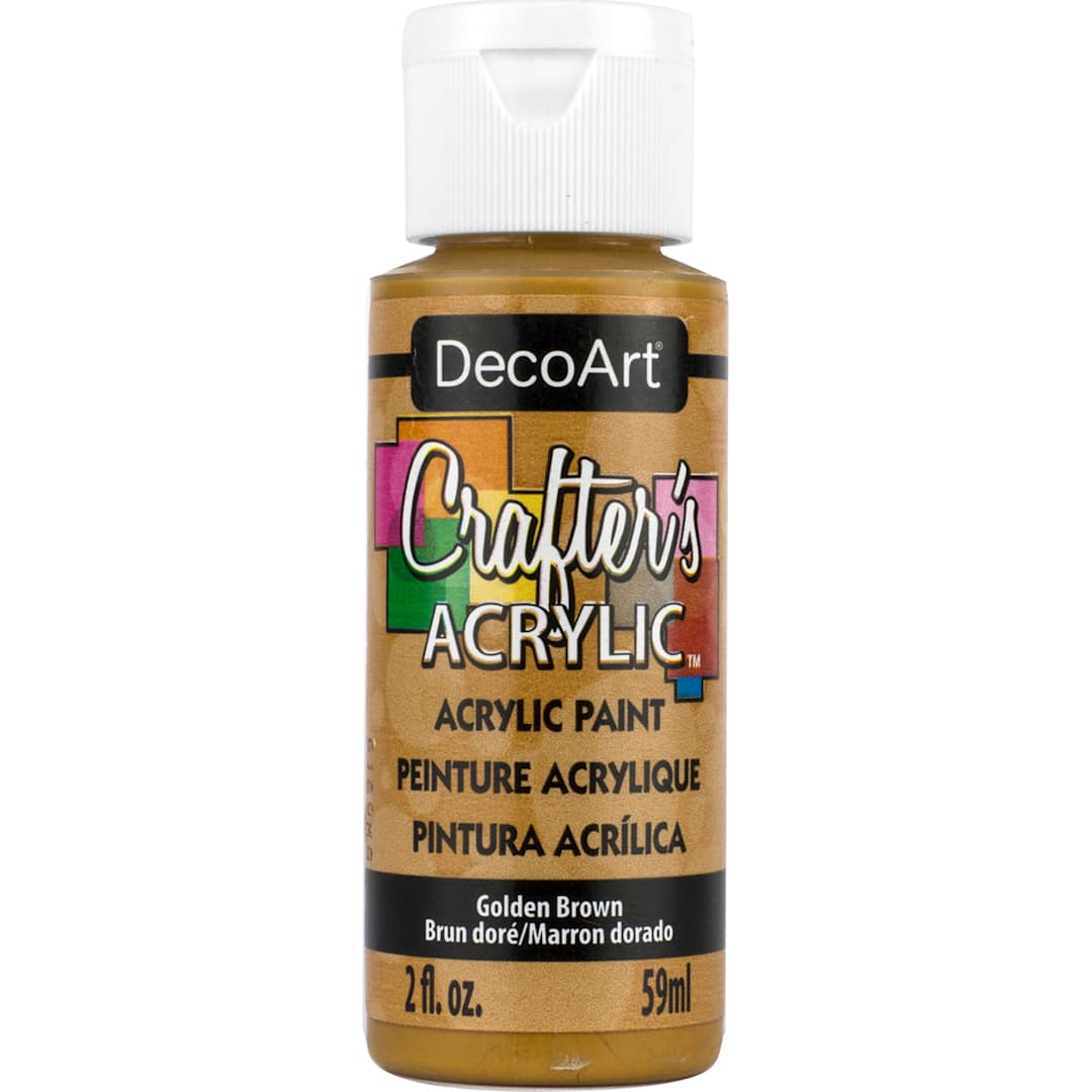 Open in modal - Crafter's Acrylic Paint Golden Brown