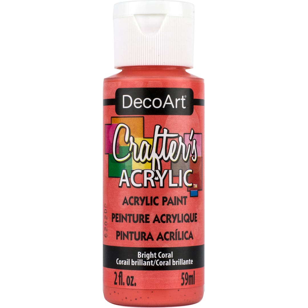 Open in modal - Crafter's Acrylic Paint Bright Coral