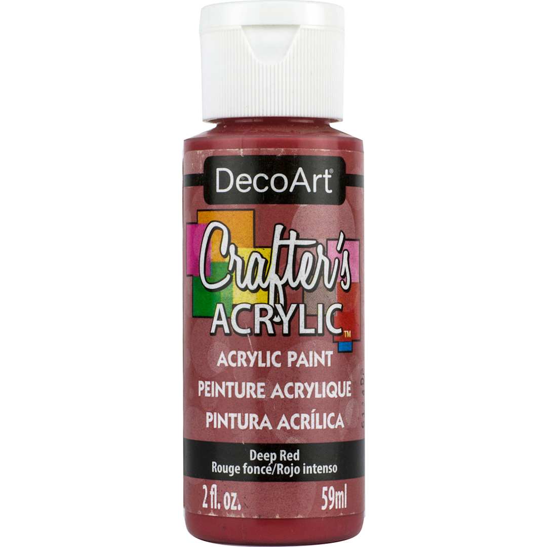Open in modal - Crafter's Acrylic Paint Deep Red