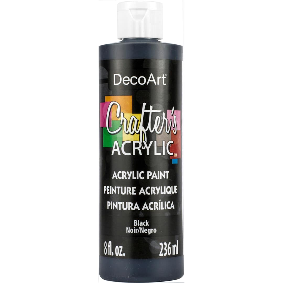 Open in modal - Crafter's Acrylic Paint Black