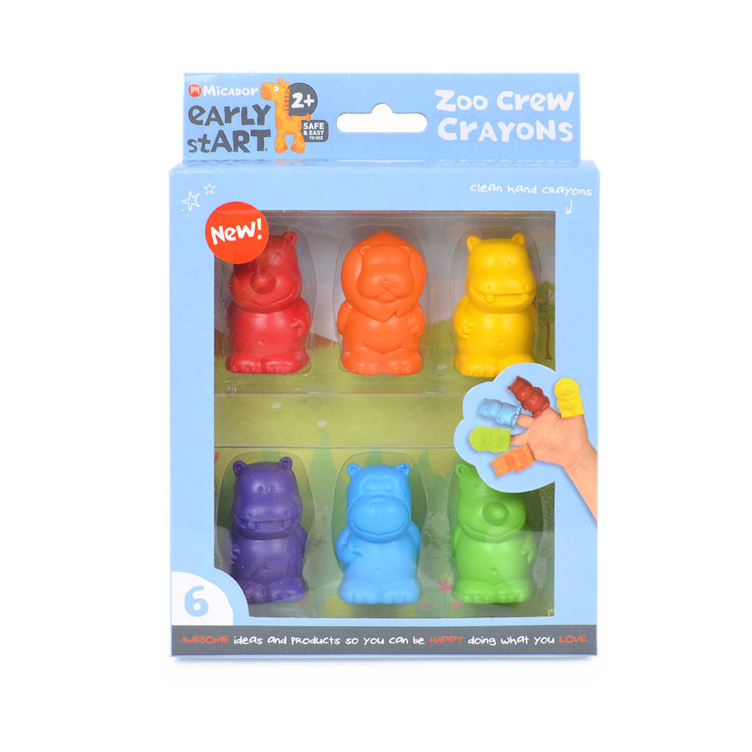 Open in modal - Zoo Crew 6-Crayon Set 6-Crayon Set