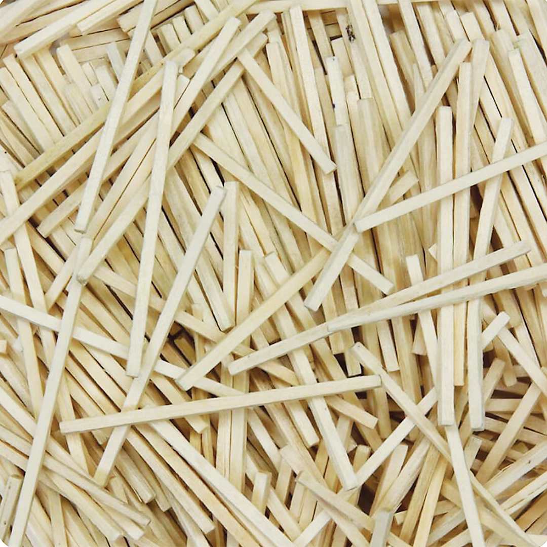 Open in modal - Wooden Craft Sticks 2.56"   Mini Natural, 500/Pkg.