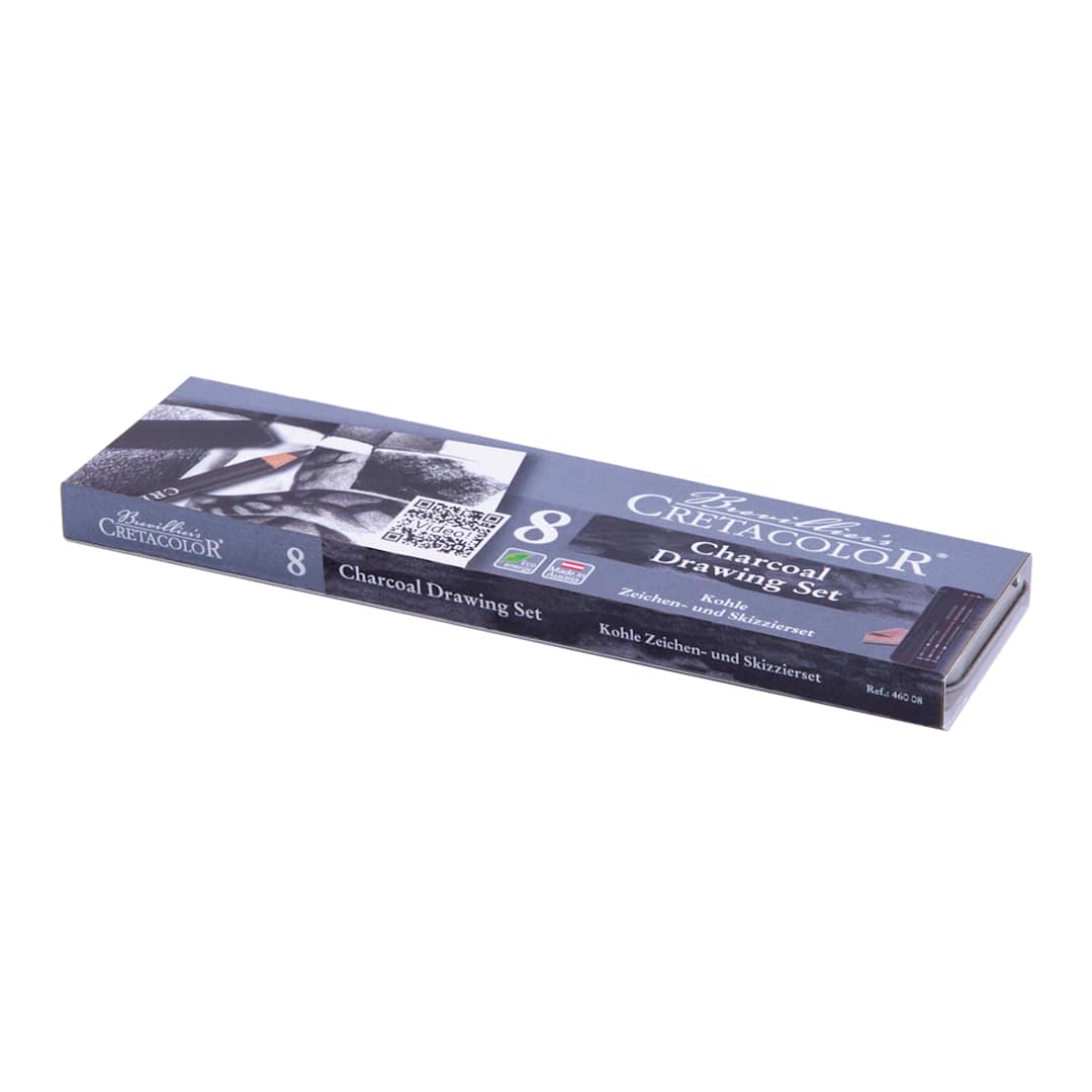 Open in modal - Charcoal Pencil Set 8-Piece Set