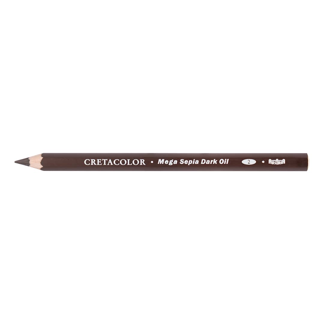Open in modal - Mega Artist Oil Pencils Sepia Dark
