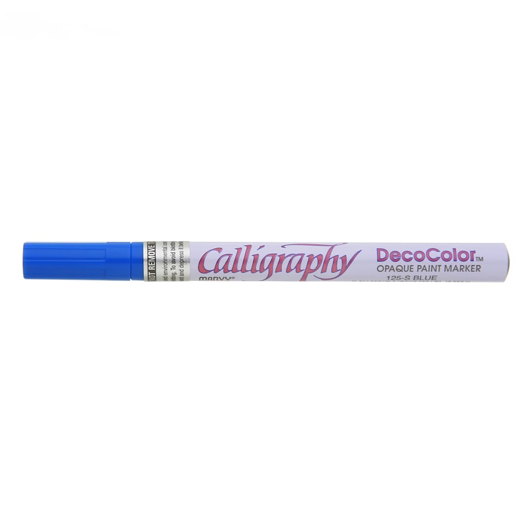Open in modal - DecoColor Calligraphy Paint Marker Blue