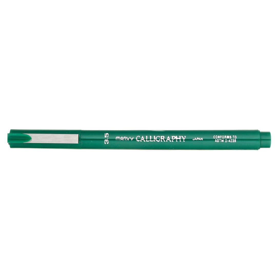 Open in modal - Marvy Calligraphy Pen Green