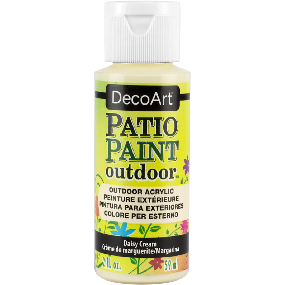 Open in modal - Patio Paint Daisy Cream - 2 oz. Bottle