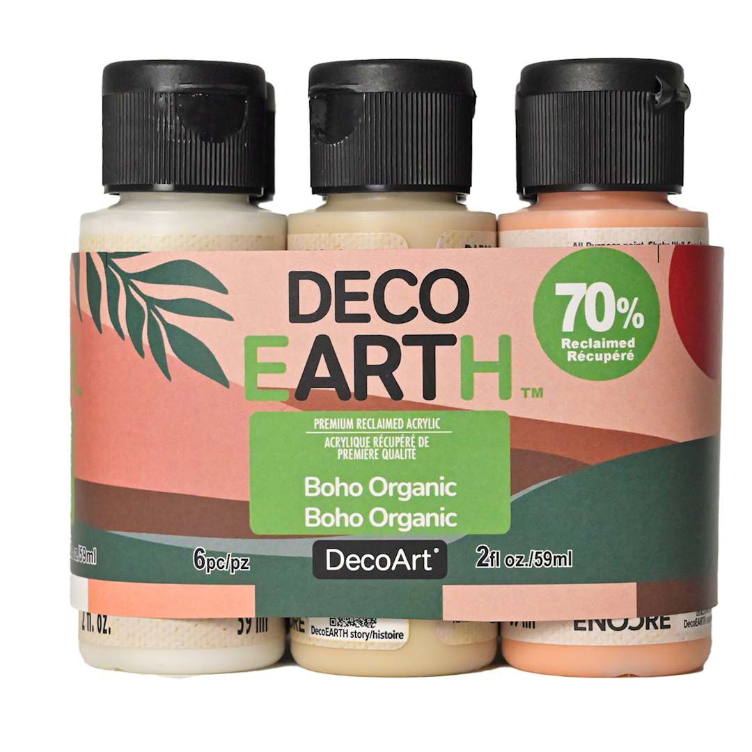 Open in modal - DecoEARTH Reclaimed Acrylic Sets Boho Organic Set