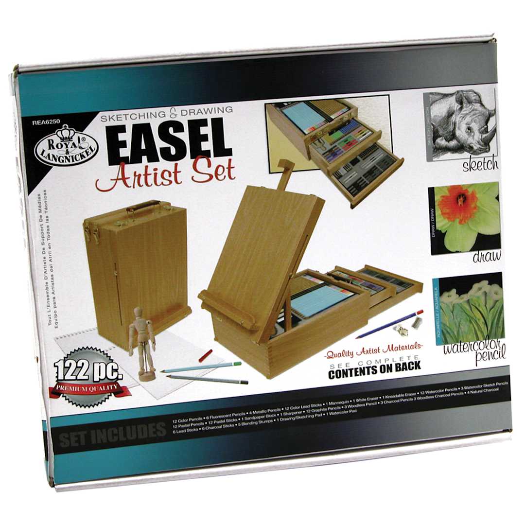 Open in modal - Deluxe Sketch Easel Box Set