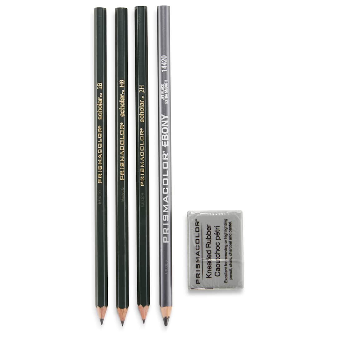Open in modal - Prismacolor Scholar Graphite Pencil Set, 5-Pieces