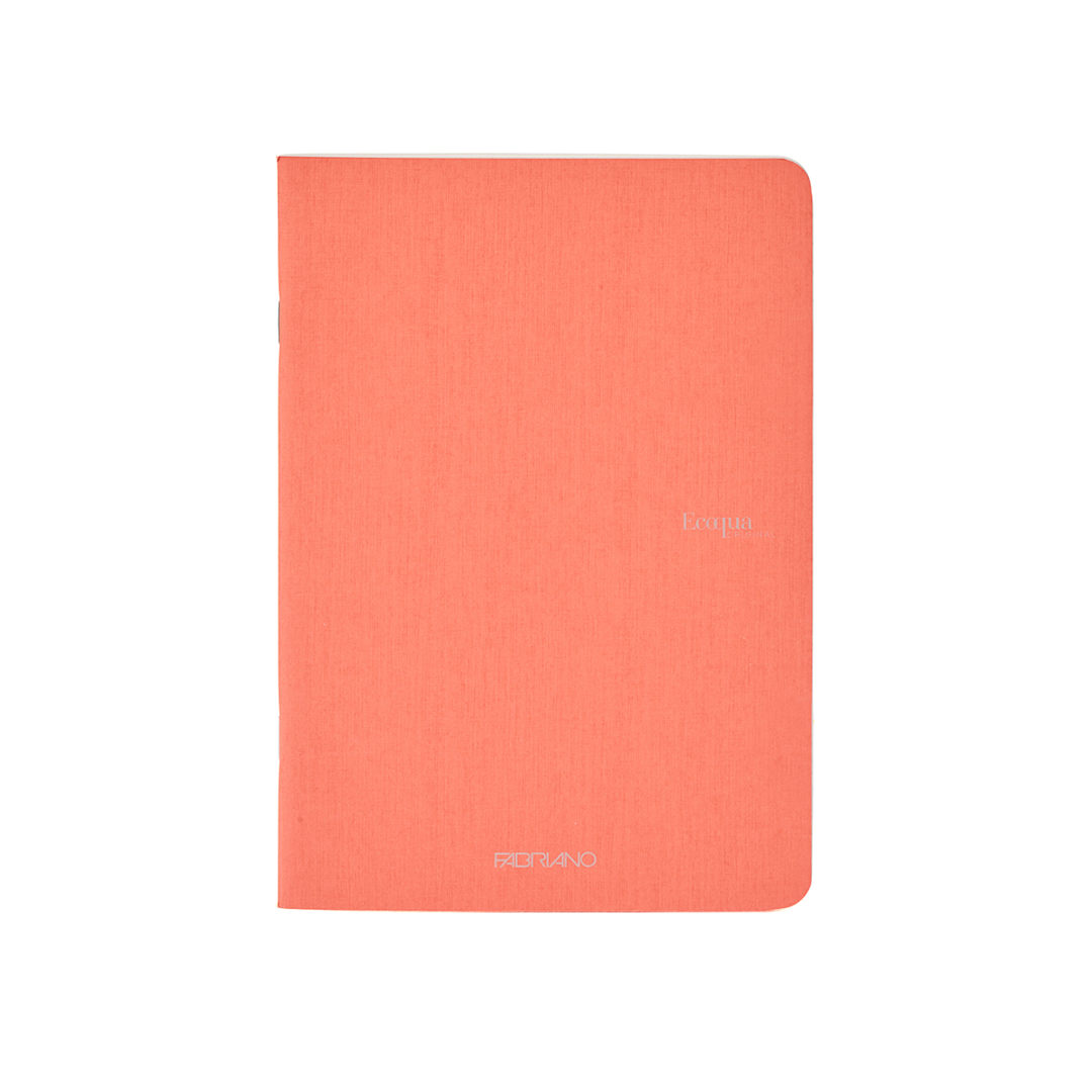 Open in modal - Fabriano EcoQua Original Staple-Bound Notebook, 8.3 in x 11.7 in, A4, Dotted, 40 Sheets, Flamingo